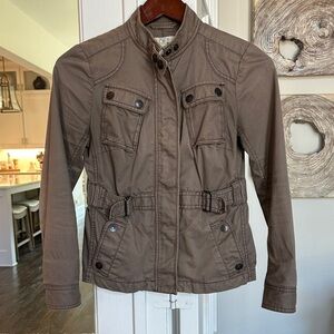 LOFT Utility Jacket in soft Brown